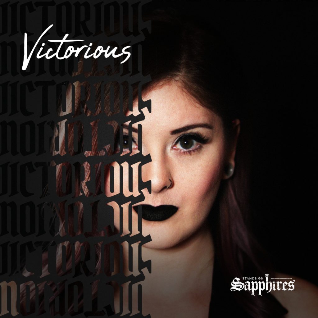 Album Art of Bethany's face for the single "Victorious", a cover of Panic! At the Disco.